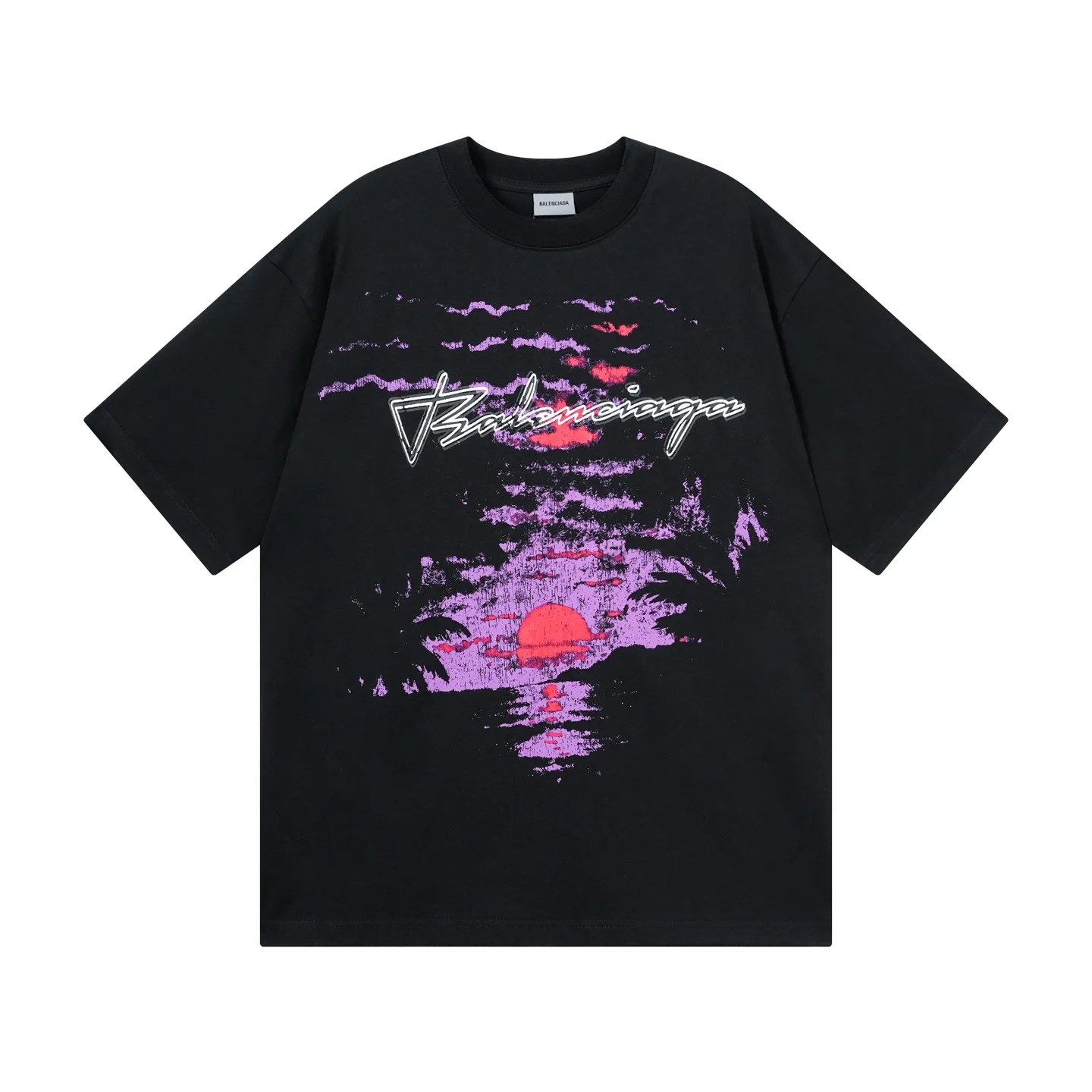 【 . Quality】BALENCI*GA/ .SS 26 New Arrival 。 LOGO T 。 Retro 。 . Authentic 。 ！ ZP 。 260 ， . ， ， 。 。 ， 。 OS . Same Style ：BL 263790 ：Black，White Size：XS S M L
